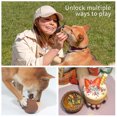 thumbnail image 7 of Dog Toys Leaky Food Ball Interactive Pet Slowly Feeding Bowl Puzzle Toy Pine Cone Dog Teeth Cleaning Chew Toys Pet Supplies (Green), 7 of 7
