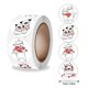 thumbnail image 4 of 500Pcs/Roll Cute for Cat Dog Thank You Stickers Round Cartoon Animal Adhesive La, 4 of 4
