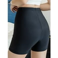thumbnail image 5 of PULLIMORE Double Layers Front Crotch Safety Short Seamless Ice Silk Skirt Shorts (XL, Black), 5 of 8
