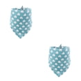 thumbnail image 3 of Methold Pet Slobber Bufanda Transpirable Punteado Triangular Ajustable Toalla Lavable Accesorios de Regalo para 25-45cm Cuello Azul Claro Azul claro 2piezas Methold CBP281026, 3 of 6