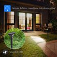 thumbnail image 5 of Luz solar para exteriores con sensor de movimiento a prueba de agua IP65, luces para exteriores con energía solar Luz de seguridad regulable inalámbrica Foco solar LED para jardín Camino Patio Patio Entrada de entrada Zhivalor WXOTTO-SYJ-1277, 5 of 5