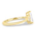 thumbnail image 3 of ESTE ORIGIN 2.00Ct IGI Certified Pear Cut Lab-Grown Diamond Engagement Ring - Accent Diamonds in 14K Yellow Gold for Women US 7, 3 of 7