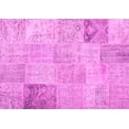 thumbnail image 1 of Ahgly Company Indoor Rectangle Patchwork Pink Transitional Area Rugs, 5' x 7', 1 of 4
