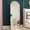 Gold, variant on Metal Framed Arched Full-length Mirror. High Definition Explosion-proof Glass, Adjustable Angle Stable Bracket, Dual-use For Floor And Wall Mounting. Suitable For Bedroom Foyer.23.2*64.9''.,Black