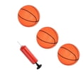 thumbnail image 2 of SHISUYAN 1 Set of 9Pcs Sports Supplies Set Mini Sports Balls Inflatable 4-inch Orange Basketballs with Red Inflator (8Pcs Orange Basketballs and 1Pcs Red Inflator in 1 Set), 2 of 9