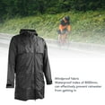 thumbnail image 3 of Chaqueta Parka impermeable para hombre, PVC, resistente y resistente impermeable al viento, diseño de alta visibilidad, sin congestioso, capucha ajustable, chaqueta impermable, 3 of 7
