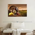 thumbnail image 2 of Elephant Stock Temecula Wine Vineyard Wall Art - Horizontal Canvas Wall Art - Dining Room Wall Decor - Food And Drink Canvas - Brown And Gold Decor - 39" x 26", 2 of 8