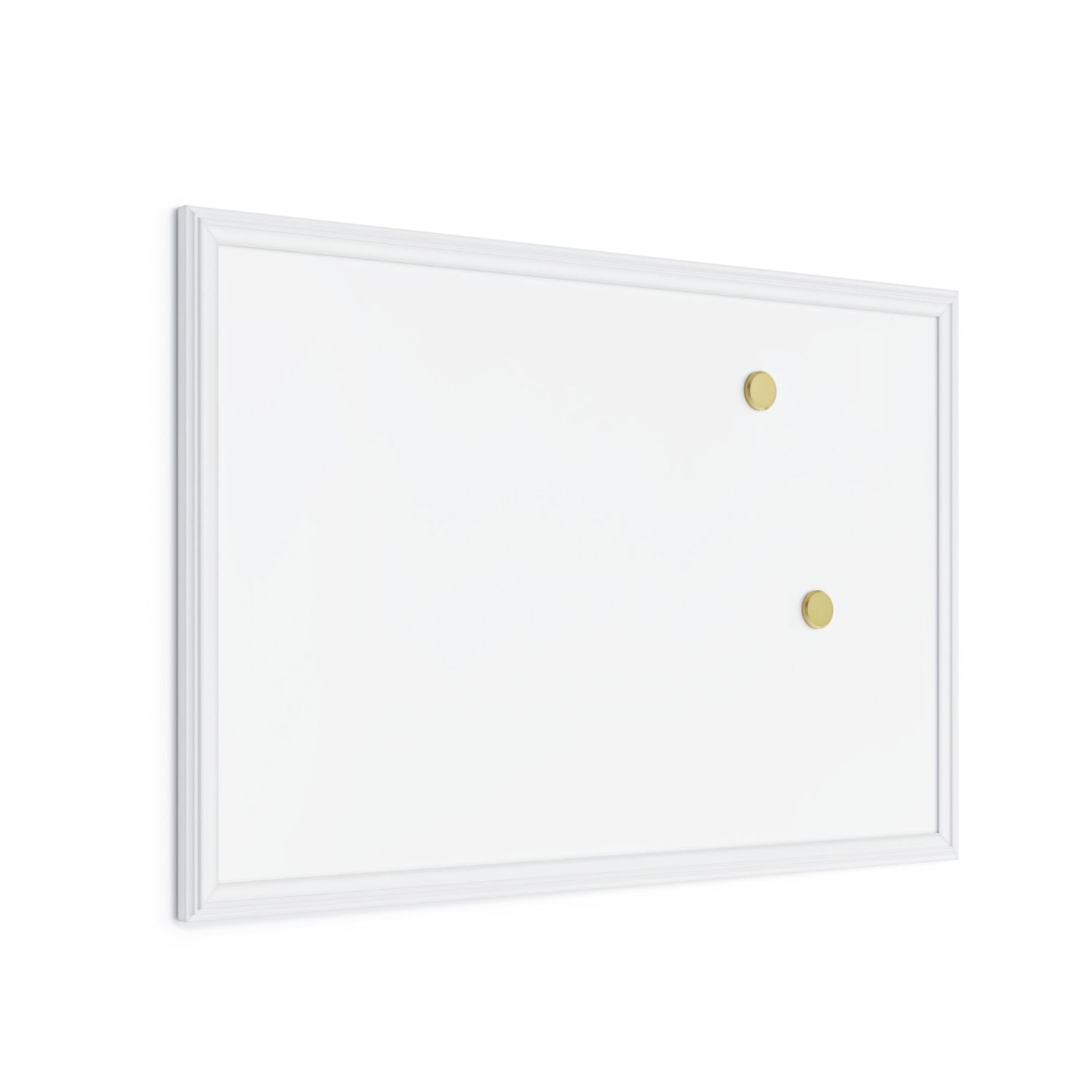 U Brands 20 x 30 in., Magnetic Dry Erase Board, White Décor Frame