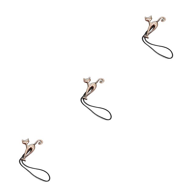 Wosthever Tiebacks en forma de gato para cortinas, hebilla pequeña, conveniente ligereza, aplicación amplia, Clips colgantes, hogar, oficina, Type1 NO1