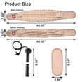 thumbnail image 5 of Cinturón de descompresión lumbar Kabandn para aliviar el dolor lumbar (amarillo), dispositivo de tracción lumbar para hombres y mujeres (cinturas de 74 a 125 cm), 5 of 5