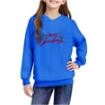 thumbnail image 4 of NAISIBABY Boys Girls Hoodie, Soft Loose Long Sleeve Christmas Graphic Kids Fashion Hooded Sweatshirt Blue 13T, 4 of 4