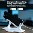 thumbnail image 4 of Adjustable Phone Stand for Desk, Sturdy Universal Holder Compatible with iPhone Samsung, Portable Foldable Phone Holder for Video Calls Reading Movies, Compact Lightweight Modern Design, 4 of 7