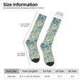 thumbnail image 7 of Calf Socks for Men Women, Paisley Green Knee High Socks, Running Athletic Cushion Tube Socks Boot Socks, 7 of 7