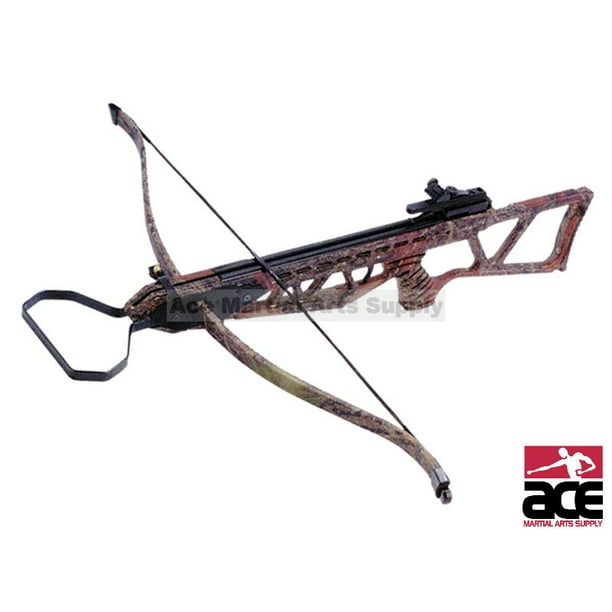NEW ARCHERY HUNTING 185 FPS CAMO BOW Gun 120 LB CROSSBOW w/ ARROWS