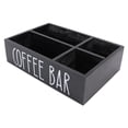 thumbnail image 4 of Wooden Coffee Station Organizer, Platane Wood Tea Bags Storage Box, for Sugar Packets, 4 of 7