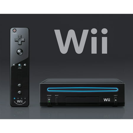Refurbished Nintendo Wii Video Game Console - Black - Walmart.com