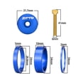 thumbnail image 4 of Espaciador de auriculares para bicicleta, aleación de aluminio, herramienta de repuesto de reparación duradera, horquilla delantera Azul Sharpla Espaciador de dirección de bicicleta, 4 of 8