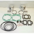 thumbnail image 2 of OEM Grade Top End Rebuild Kit 1.00mm Over 77mm Compatible with 1989-1991 Sea-Doo SP GT SPI XP 580 Rotax 587 Yellow 55HP 2-Cyl 2-Stroke PWC 290996305, 2 of 2