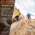 thumbnail image 4 of Merrell Mens 3 Pack Cushioned Performance Hiker Socks Low/Quarter/Crew Socks, 4 of 5