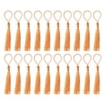 thumbnail image 1 of Mini Silky Handmade Soft Flossy Bookmark Tassels with Cord Loop for Keychain Earring Jewelry Making, Souvenir, Graduation, Clothing Sewing, Gift Tag DIY Craft Projects, 20PCS (Light Gold), 1 of 11