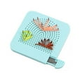 thumbnail image 1 of SHISUYAN Quilling Knitting Board Quilling Tool Quilling Grid Board Husking Board with Storage Box for Paper Crafting Winder Roll Square ( Blue ), 1 of 5