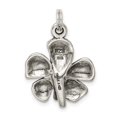 thumbnail image 4 of FB Jewels Sterling Silver Antique Hibiscus Flower Charm, 4 of 4