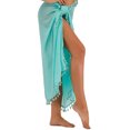 thumbnail image 3 of Women Sarongs Bikini Cover Ups Solid ColorBeach Wrap Sun Protection Quick-drying Bikini Cover Up For Women, 3 of 9