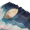 thumbnail image 3 of Yayeee Shower Curtain with Hooks 72"x72" Waterproof Fabric Bathroom Hanging Decor, Rolling Waves, 3 of 5