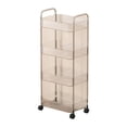thumbnail image 1 of Transemion Home Makeup Storage Rack Silent Universal Wheel For Easy Mobility Anti-oxidation And Non Yellowing grey,Without box Four layers, 1 of 6