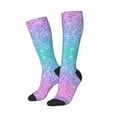 thumbnail image 2 of Balery Multicolor Glitter Fun Novelty Socks Men'S Women'S Crew Socks Funny Crazy Novelty Socks Quirky And Cool Socks, 2 of 9