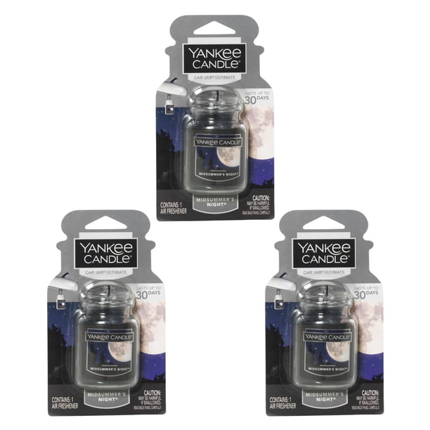 Yankee Candle Car Jar Ultimate Noche de Verano 27 ml Paquete de 3