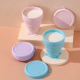 thumbnail image 2 of Vaso de viaje plegable de silicona - Vaso de camping plegable de silicona con tapas -, 2 of 5