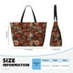 thumbnail image 4 of Fotbe Coffee Stamp Bolsa de Viaje para Playa - Resistente al Agua, Bolsa Tote de Gran Capacidad y Ligera con 7 Bolsillos para Mujeres y Hombres, 4 of 7