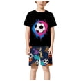 thumbnail image 4 of UAYOTSE Toddler Baby Boy Summer Clothes Set Tops+Pants Dinosaur T-shirt Outfits Cartoon Set Kids Boys Outfits&Set,Sizes 2-3 Years, 4 of 6