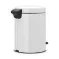thumbnail image 3 of Brabantia Trash Can Newicon, 1.3 Gallon / 5L White, 3 of 5