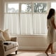 thumbnail image 3 of Cortinas de cocina Jinchan, hilera de lino, 45 cm, color beige, 2 paneles, 3 of 9
