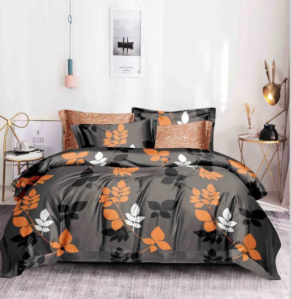 Bed Cover Set Unique Design Flower Painting Bedclothes Fashionable