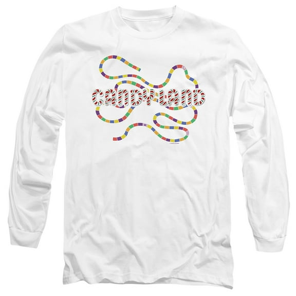 Candy Land Candy Land Board Long Sleeve Adult 18/1 T-Shirt White