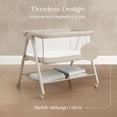 thumbnail image 6 of Delta Children Haven AirFlow Bassinet with Breathable Mesh and Wheels, Tan, 6 of 23