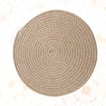 thumbnail image 5 of FUEENIRVA 1 Pc Linen Cup Insulation Pad for Teahouse Dining Table Light Brown, 5 of 8