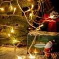 thumbnail image 5 of Extendable 33FT 100 LED String Lights Outdoor Indoor, Super Bright Christmas Lights, Waterproof 8 Modes Plug in Fairy Lights for Xmas Tree Bedroom Party Wedding Garden, Warm White, 5 of 7