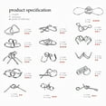 thumbnail image 7 of SSNTSY Brain Teaser, Set of 8 Metal Wire Puzzle Toy, IQ Test Disentanglemen Puzzle Ring for Home Education, 7 of 7