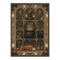 thumbnail image 4 of GENIMO 5'x7' Halloween Area Rug for Living Room, Washable Non Slip Soft Vintage Pumpkin Indoor Rug for Bedroom Dining Room Home Office, Antique Moss, 4 of 6