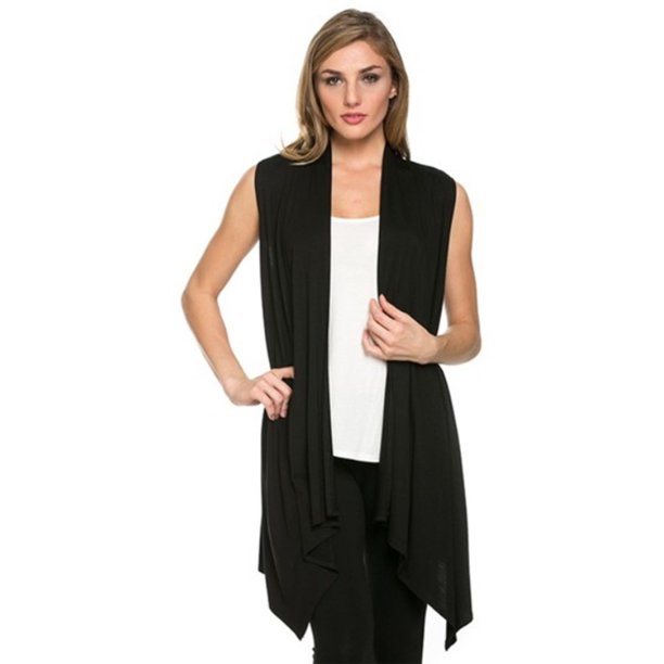 Azules Women's Sleeveless Duster Cardigan