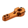 thumbnail image 2 of 25T Aluminum Servo Horns M3 Threads Metal Steering Arm for Futaba, Orange, 2 of 4
