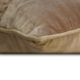 thumbnail image 2 of The HomeCentric Euro Sham Cover Pearl Beige European Pillow Shams Pack of 2 26x26 inch (65x65 cm) Velvet Euro Sham&nbsp;Covers Solid Color Knots Textured Modern Euro Shams Easter - Knotty Pearl Beige, 2 of 5