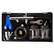 Dual Auto Airbrushing Kit Gun Tool Car Spray Paint Set Air Brushing Painting