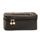 thumbnail image 1 of Hukapapa nuevo retro simple antiguo cuadrado bolsa de almacenamiento pu cuero extraíble portátil cosméticos bagblack, 1 of 5