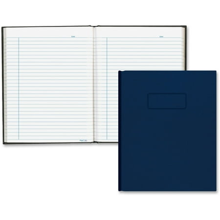 Blueline Business Notebook w/Blue Cover College Rule 9-1/4 x 7-1/4 192-Sheet Pad A982