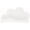 White, variant on Floating Cloud Shelves for Wall, Small Cute Wavy Floating Shelves for Books Plants, Wall-Mounted Cloud Floating Shelves for Bathroom Living Room Bedroom Corner, Easy Installation (White)